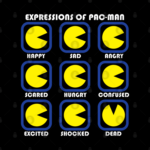 The Expressions of Pac-Man by Sterling_Arts_Design