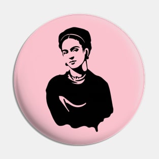 frida kahlo black Pin