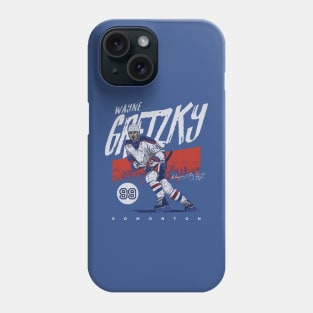 Wayne Gretzky Edmonton Grunge Phone Case