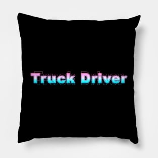 Truck Driver Pillow