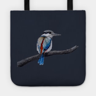 Red backed kingfisher Tote