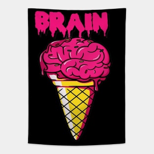 Ice Cream Brain Tapestry