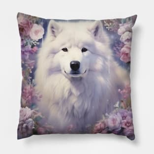 Pastel Samoyed Pillow