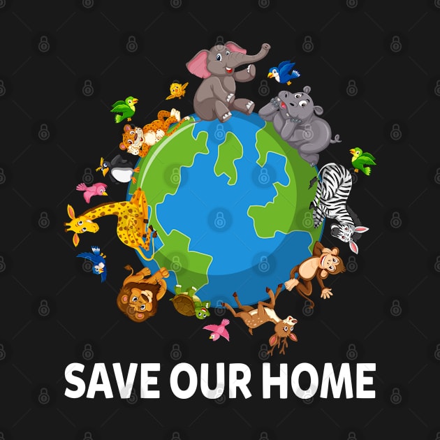 Save Our Home Animals Wildlife Conservation Earth Day by Shaniya Abernathy