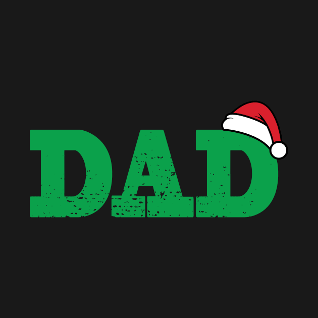 'Dad Christmas Santa ' Funny Santa Hat Dad by ourwackyhome