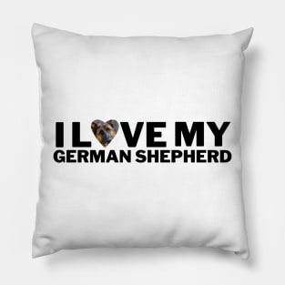 I love my German Shepherd Heart design Pillow