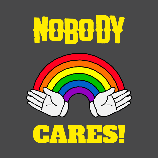 Sarcastic Quote with Rainbow Graphic by Fahrenheit123