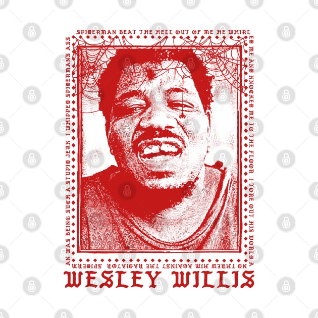 Wesley Willis /// Retro Style Fan Art Design by DankFutura