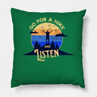 Hike and Listen Pillow