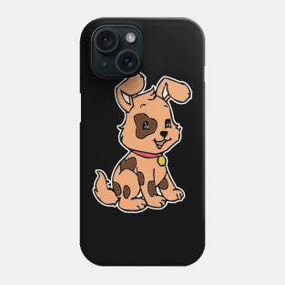 Leopard Spots On Cute Puppy Phone Case