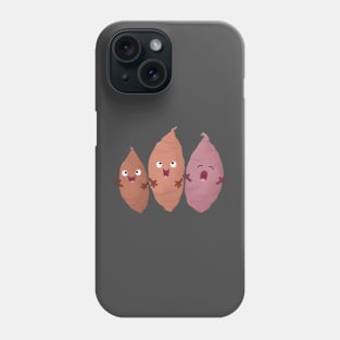 Cute singing sweet potatoes trio cartoon Phone Case