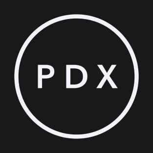 Portland PDX City Circle T-Shirt