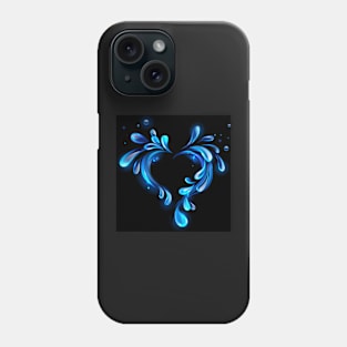 Water heart ( Water hearts ) Phone Case