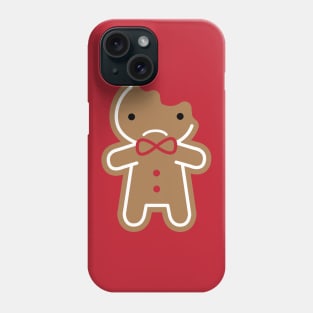 Sad Bitten Kawaii Gingerbread Man Phone Case