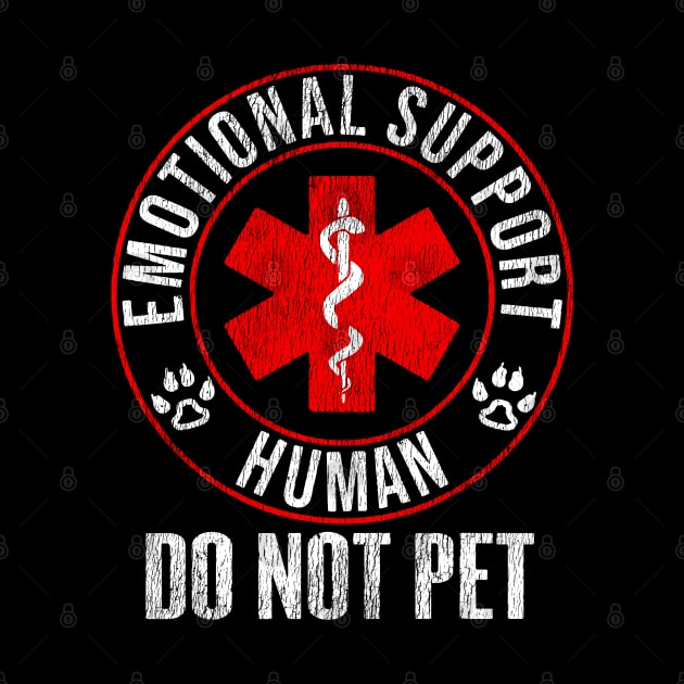Emotional Support Human Do Not Pet Vintage by citkamt