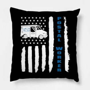 Postal Worker Funny Postman Pillow