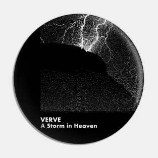 A Storm In Heaven / Minimalist Artwork Tribute Design Pin