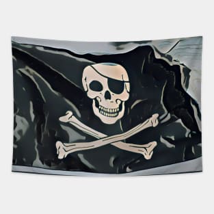 Raise the black flag Tapestry