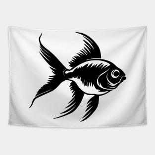 Goldfish (Black) Tapestry