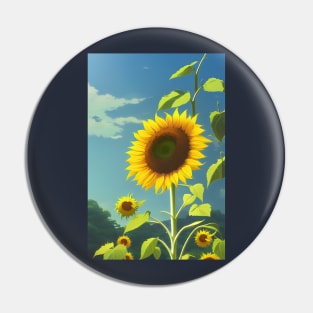 Sunflower Pin