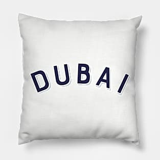 Dubai United Arab Emirates Vintage Arched Type Pillow