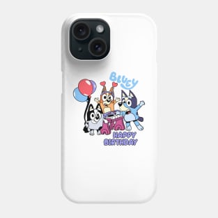 Bluey Happy Birthday Phone Case