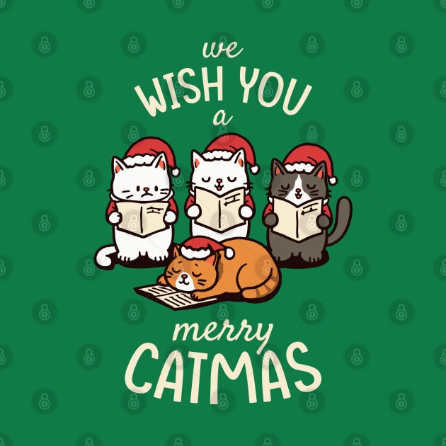 Caroling Cats - We Wish You a Merry Catmas by BoundlessWorks