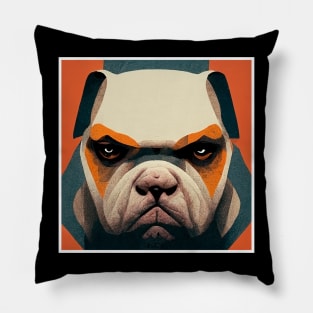 i'm watching you, bulldog Pillow