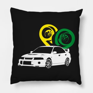 mitsubishi evolution Pillow