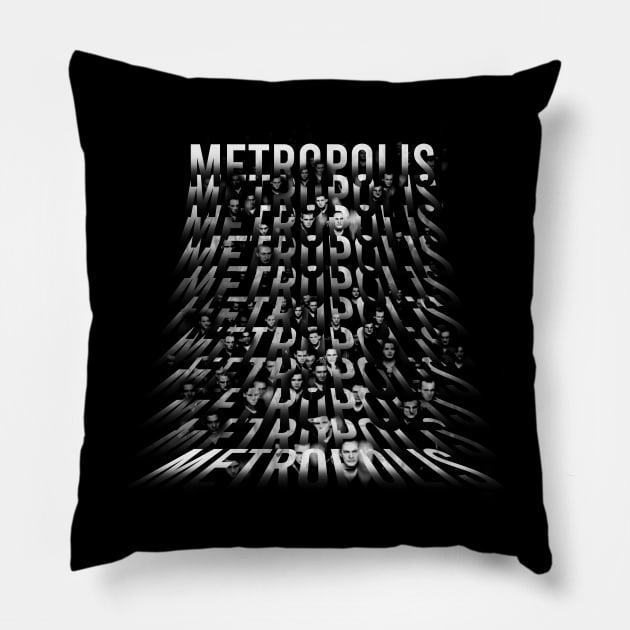 Metropolis 1927 Pillow by Raimondi