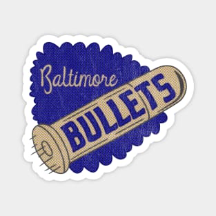 Retro Baltimore Bullets Basketball 1963 Magnet