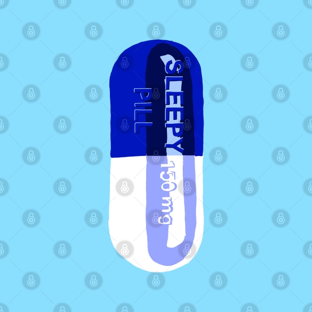 Sleepy Pill Blue by jaymiemetz