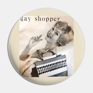 Gay Shopper Pin