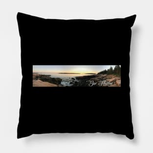 Bar Harbor Maine Pillow