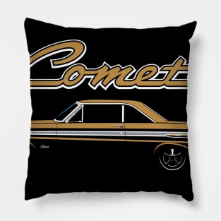 Gold 1964 Comet Caliente Pillow