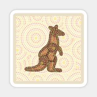 Awesome Aboriginal Dot Art Magnet