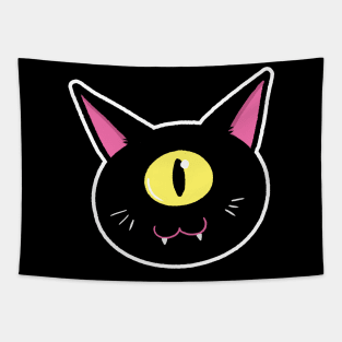 One Eyed Cat Tapestry