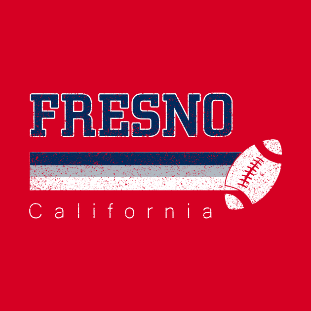 Fresno Vintage Football Retro California At Sunday Gameday by cytoplastmaximume