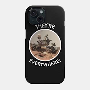 😱 They're Everywhere, Cicada Mars Invasion, Funny Space Design Phone Case