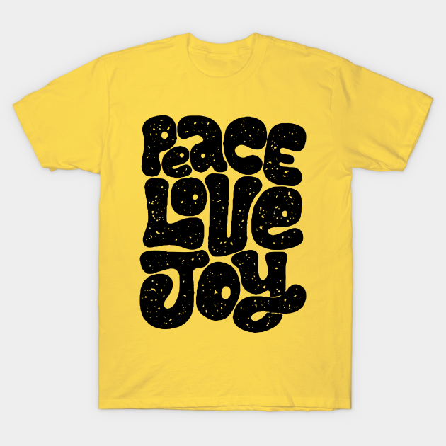 knoglebrud marmorering farmaceut peace love joy - Love - T-Shirt | TeePublic