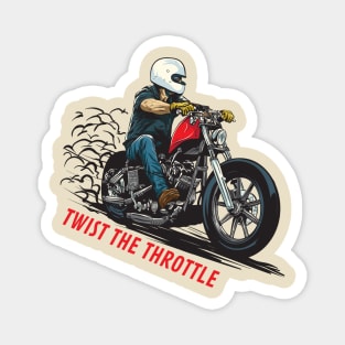 TWIST THE THROTTLE Magnet