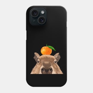 Peeking Capybara Phone Case