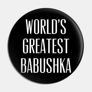 World's Greatest Babushka Pin