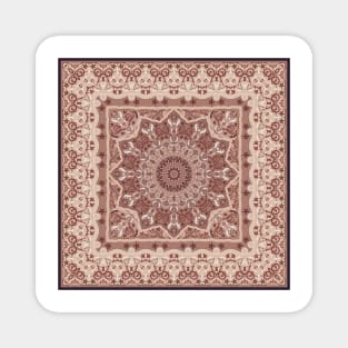 Vintage Arabic pattern. Magnet