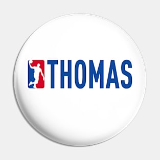 Thomas NBA Basketball Custom Player Your Name T-Shirt Pin