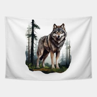 Grey Wolf Tapestry