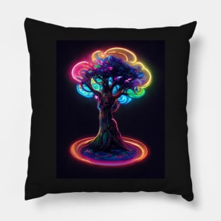 Cosmos Wishing Tree of Life and Dreams Pillow