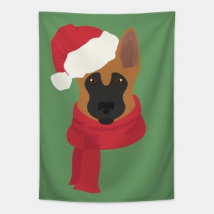 German Shepherd Christmas Dog Tapestry