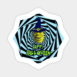 Funny Halloween Shrek Magnet