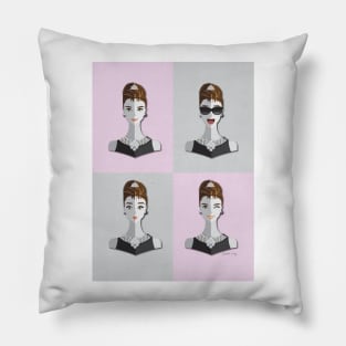 Origami- Audrey Hepburn Pillow